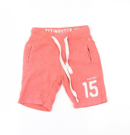 sevenoneseven Girls Pink   Sweat Shorts Size 3-4 Years