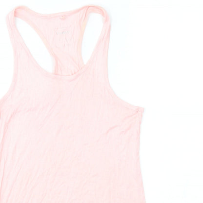 Workout Womens Pink   Basic Tank Size 8