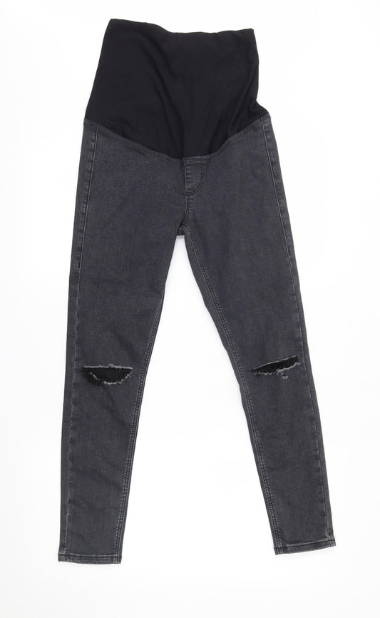 Topshop Womens Grey   Skinny Jeans Size 26 in L30 in