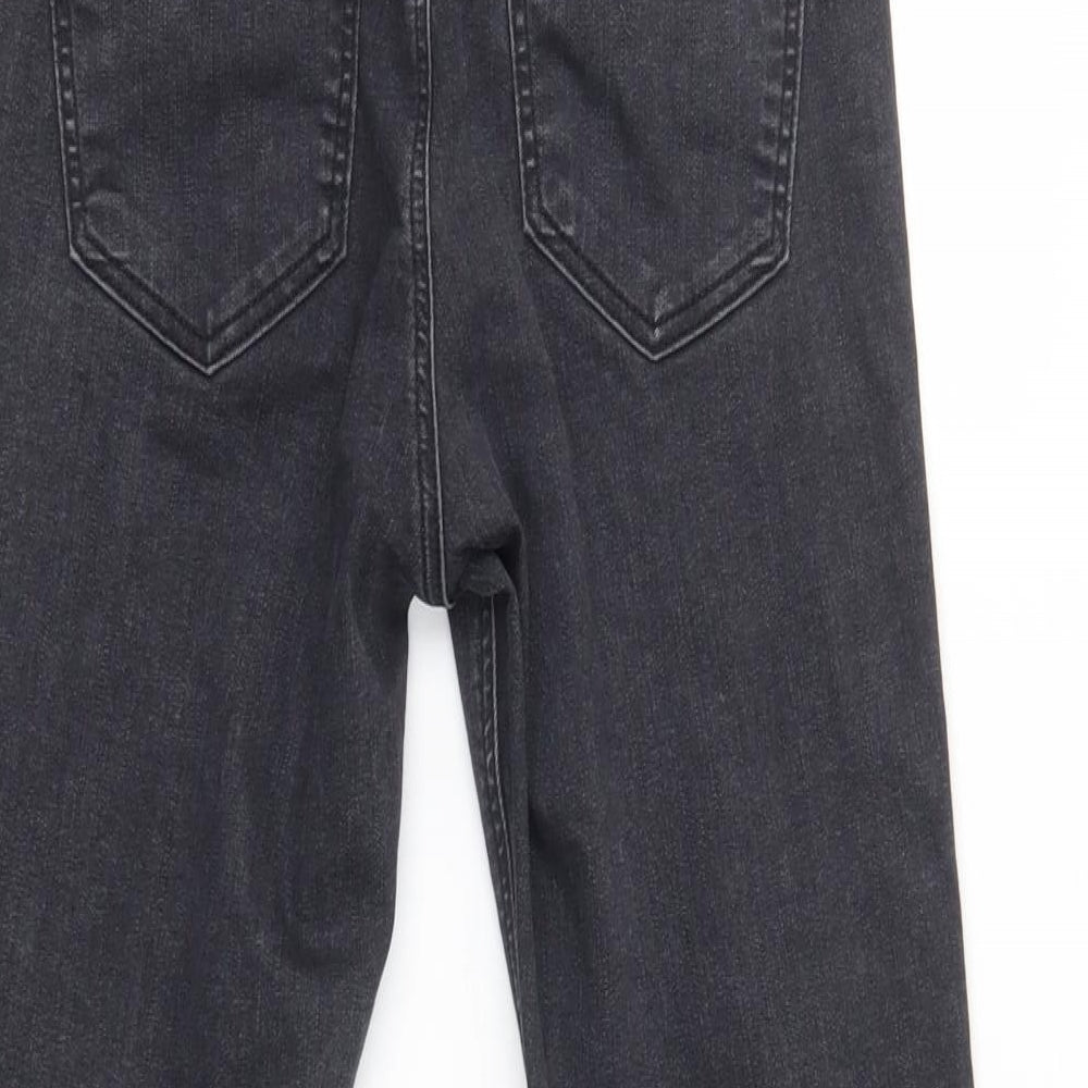 Topshop Womens Grey   Skinny Jeans Size 26 in L30 in