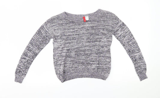 Womens UK Size 4 H&M Pink Pullover Jumper