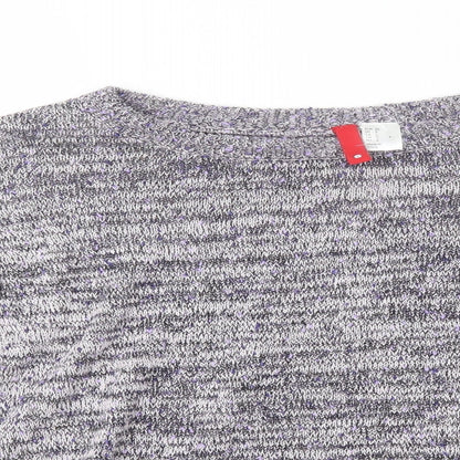 Womens UK Size 4 H&M Pink Pullover Jumper