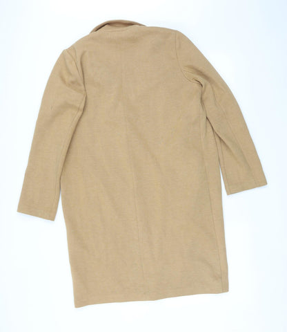 FOREVER 21 Womens Brown   Overcoat Coat Size M