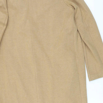 FOREVER 21 Womens Brown   Overcoat Coat Size M