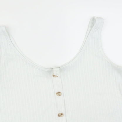 Womens UK Size S H&M White Basic T-Shirt