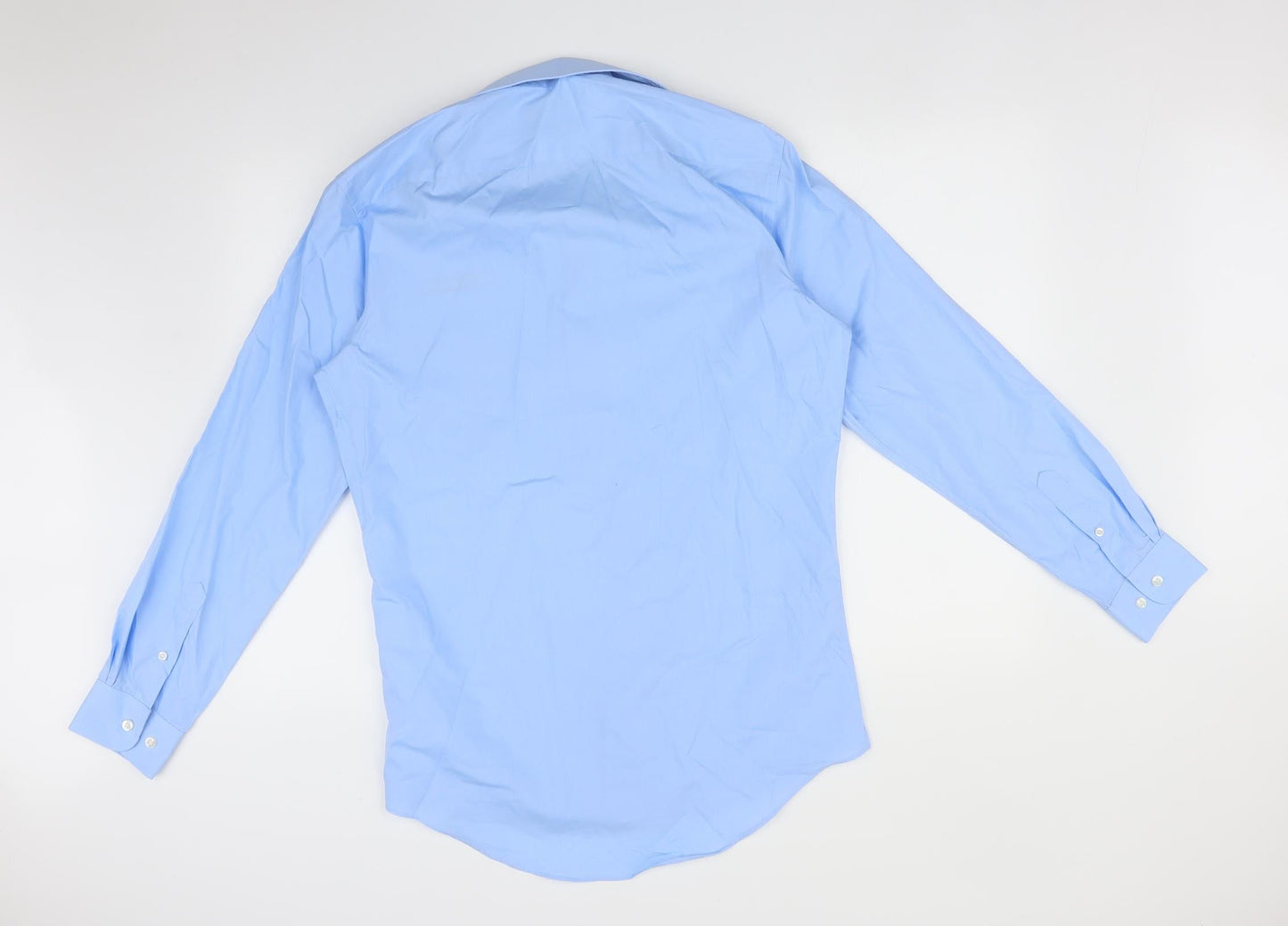 Mens UK Collar Size  Brook Taverner Smart Blue  Dress Shirt