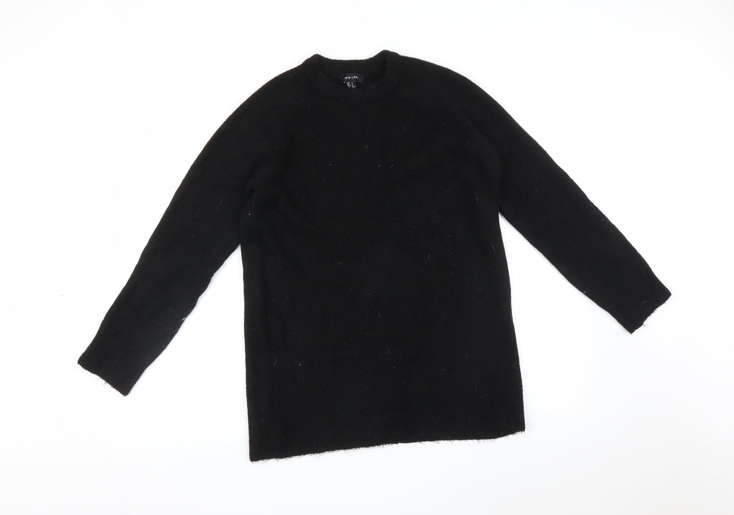 Womens UK Size S New Look Black Pullover Jumper