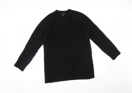 Womens UK Size S New Look Black Pullover Jumper