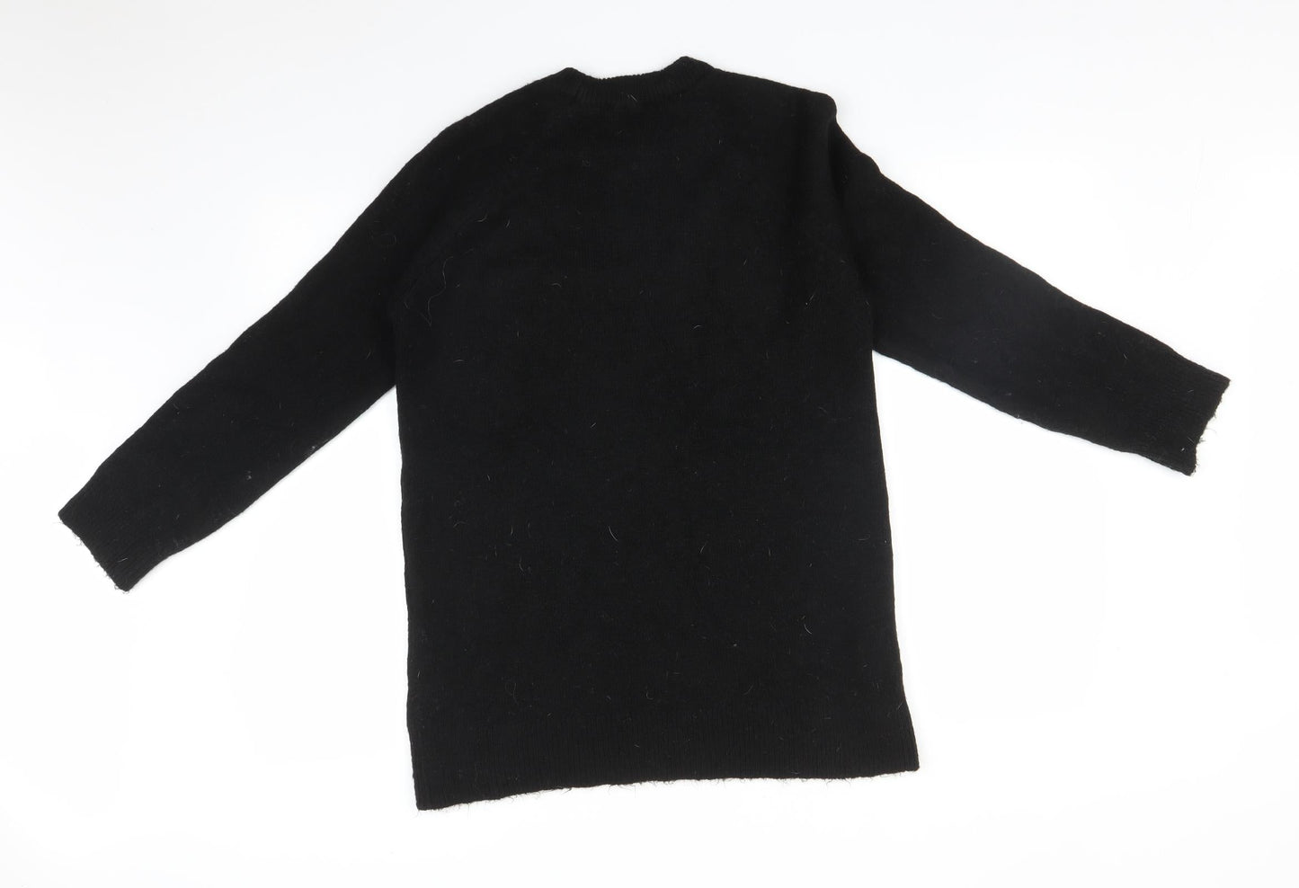 Womens UK Size S New Look Black Pullover Jumper