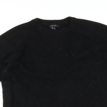 Womens UK Size S New Look Black Pullover Jumper