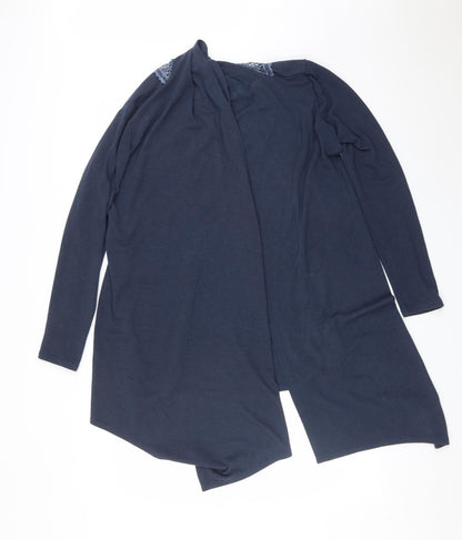 Womens UK Size M SOUTH LODGE Blue Cardigan Jumper