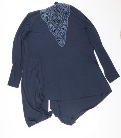 Womens UK Size M SOUTH LODGE Blue Cardigan Jumper
