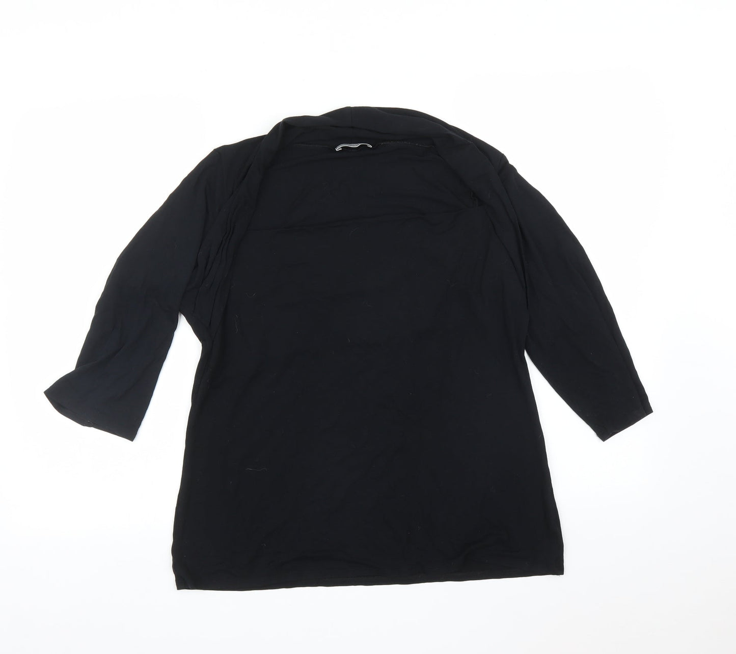 Womens UK Size  M&S Black Basic T-Shirt