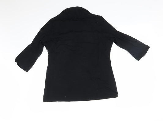 M&S Womens Black   Basic T-Shirt