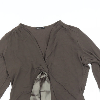 Autograph Womens Brown   Basic T-Shirt Size 20