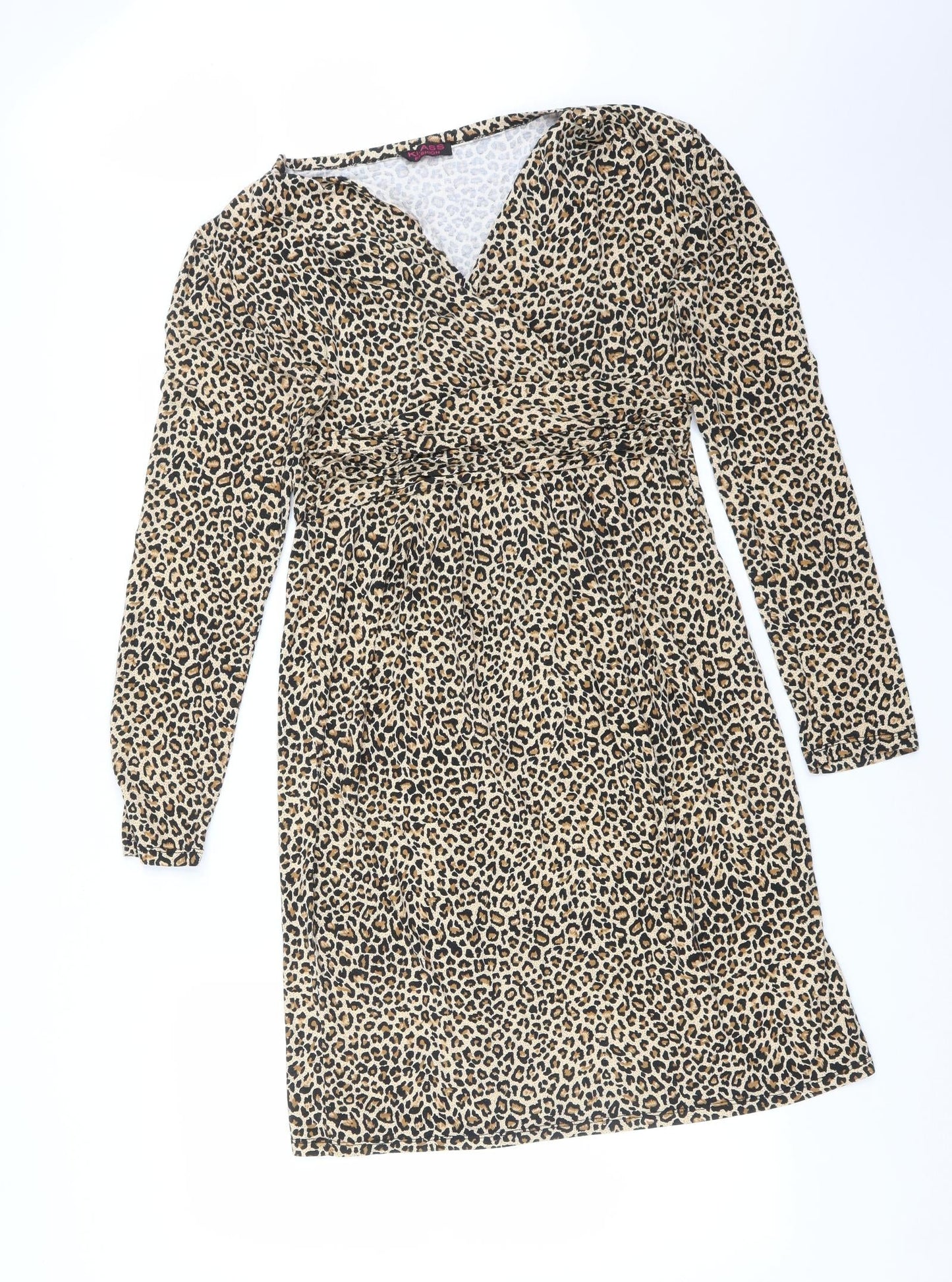 Klass Womens Multicoloured Animal Print  Pencil Dress