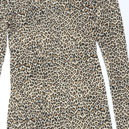 Klass Womens Multicoloured Animal Print  Pencil Dress