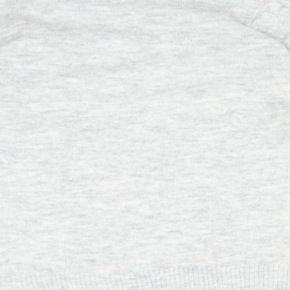 Womens UK Size S ISLE Grey Pullover Jumper