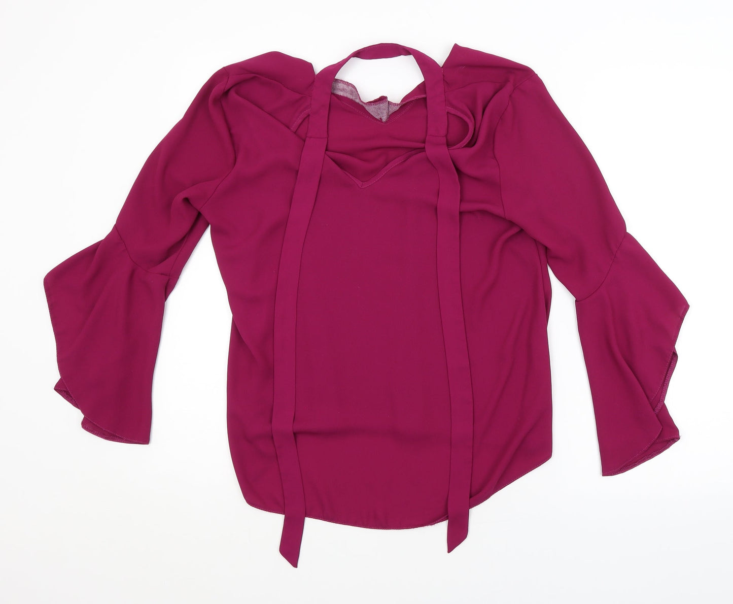 George Womens Purple   Basic Blouse Size 12