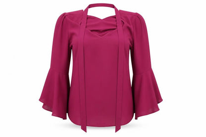 Womens UK Size 12 George Purple Basic Blouse