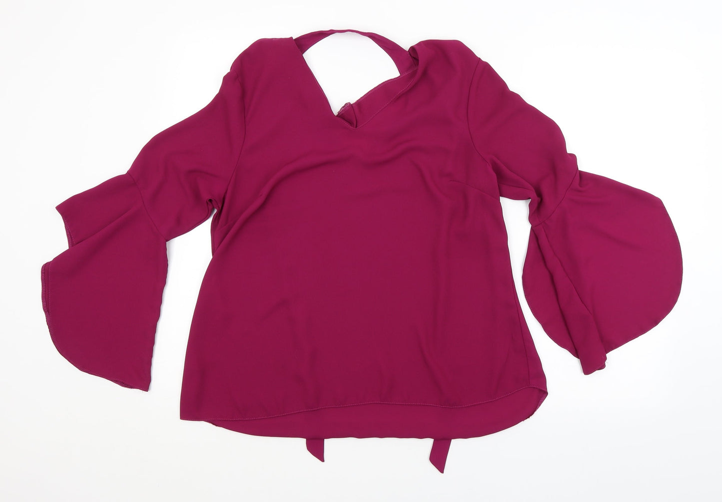 George Womens Purple   Basic Blouse Size 12