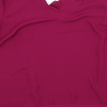 George Womens Purple   Basic Blouse Size 12