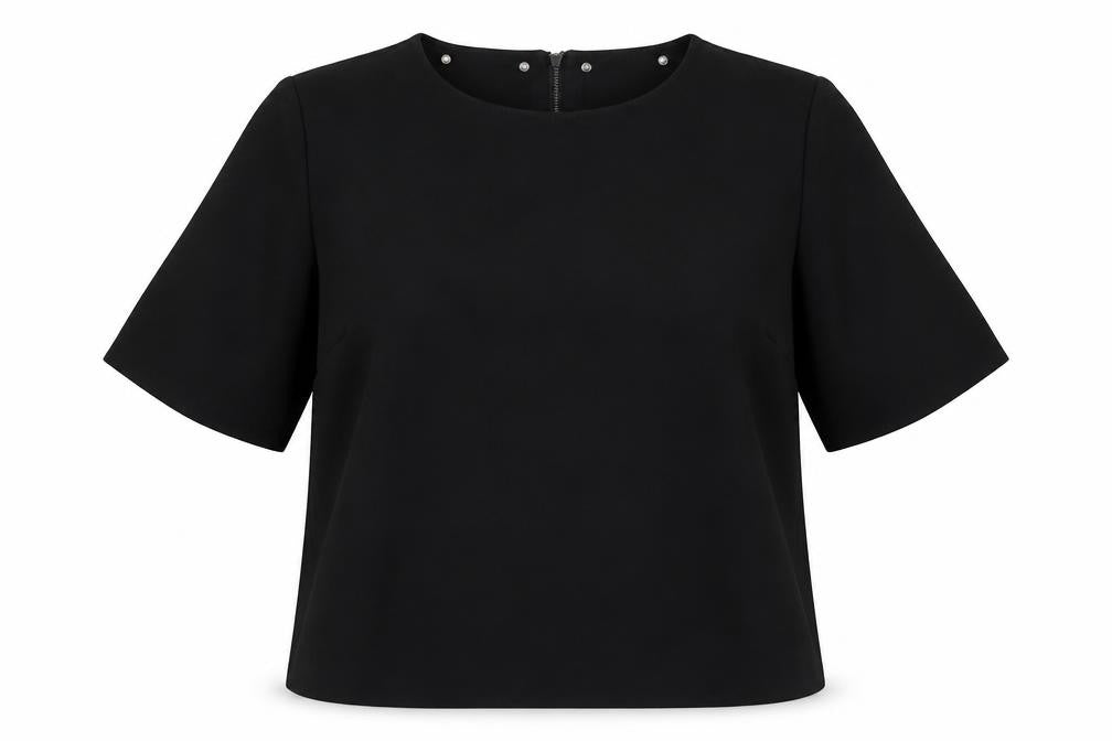 Womens UK Size 14 M&S Black Basic Blouse