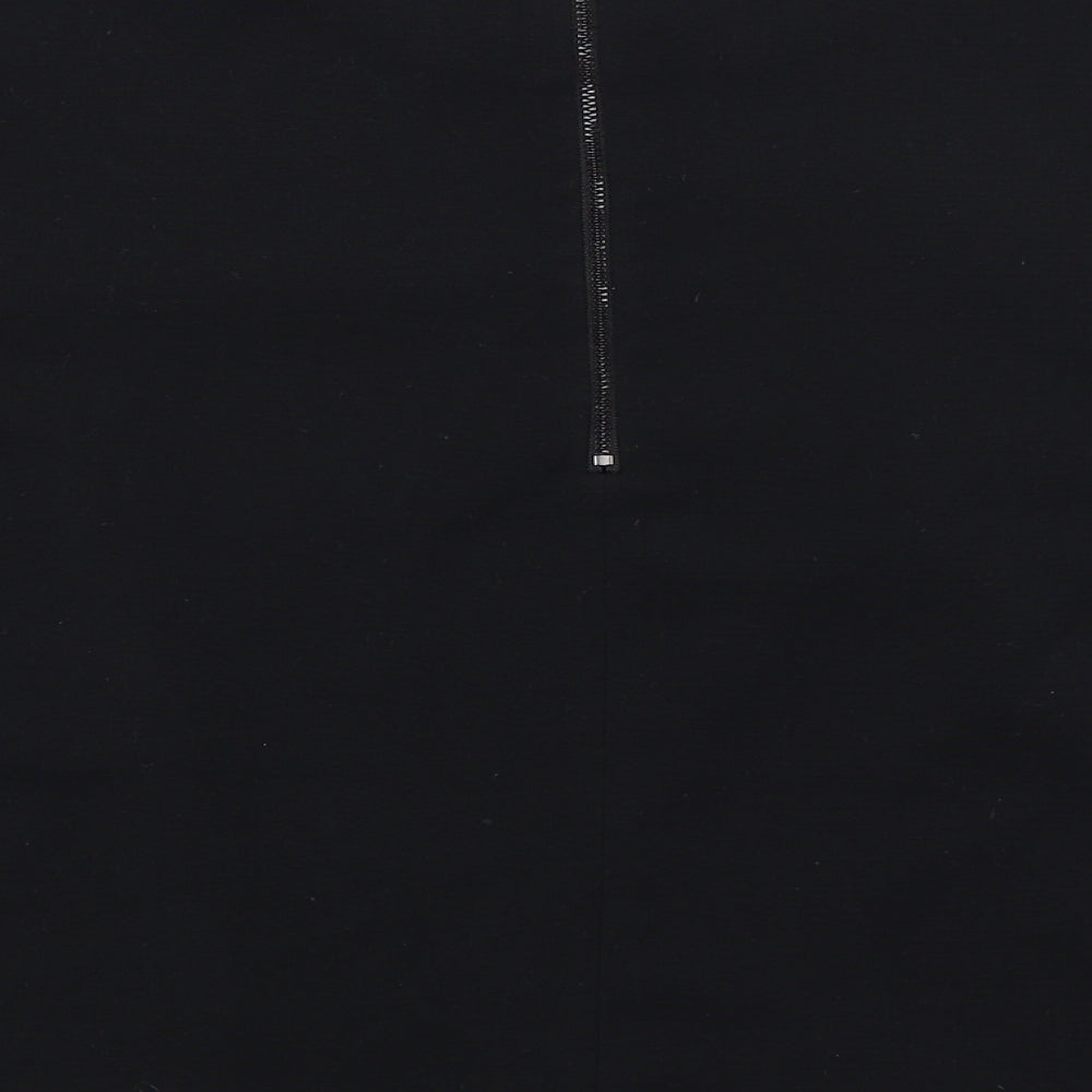 M&S Womens Black   Basic Blouse Size 14