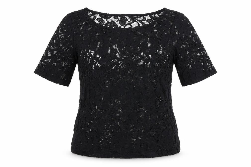 Womens UK Size 12 George Black Basic Blouse