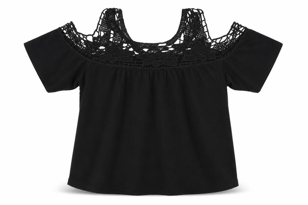 Womens UK Size 10 Primark Black Basic Blouse