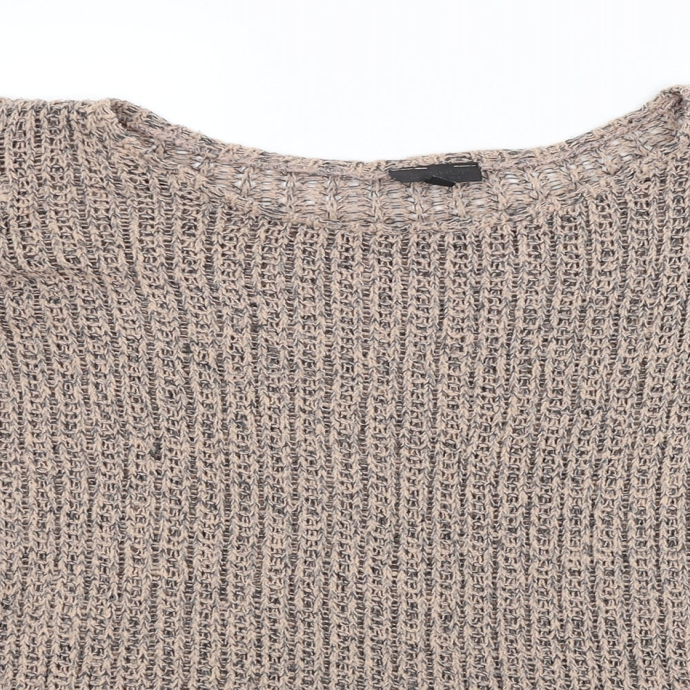 Womens UK Size 8 Topshop Pink Pullover Jumper