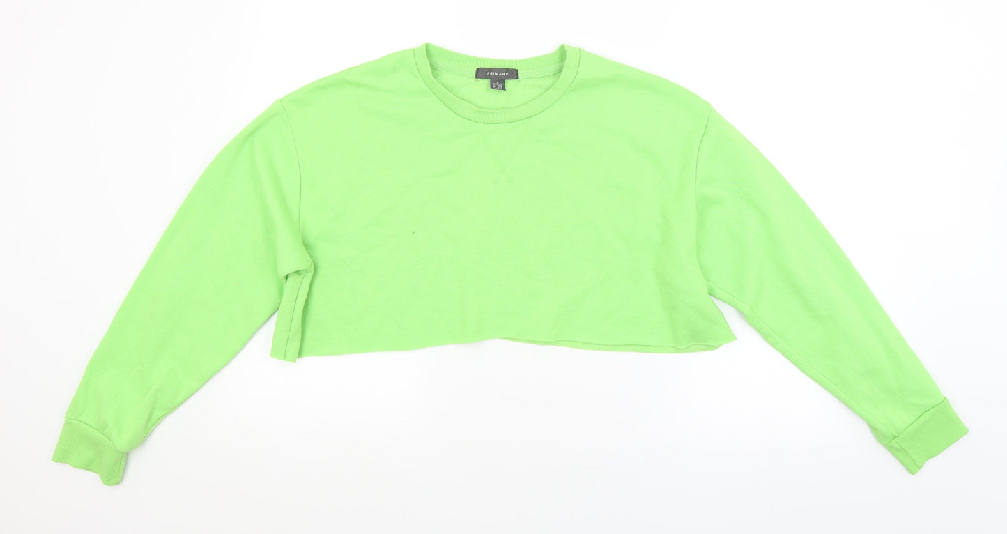 Primark Womens Green   Pullover Sweatshirt Size 14