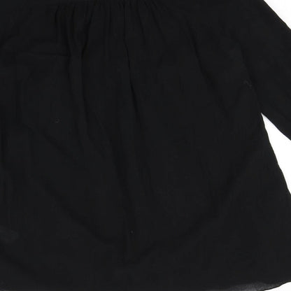Zara Womens Black   T-Shirt Dress  Size XS