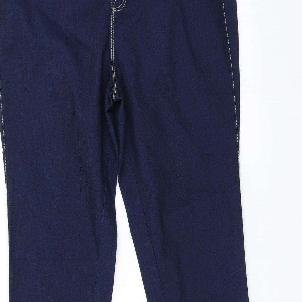 Womens UK Size 12 Primark Regular Fit Jegging Blue Trousers