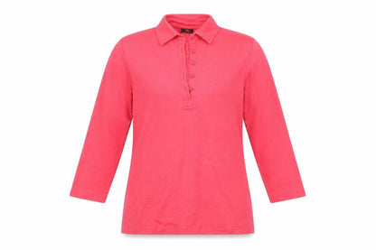 Womens UK Size 12 Via Appia Pink Basic T-Shirt