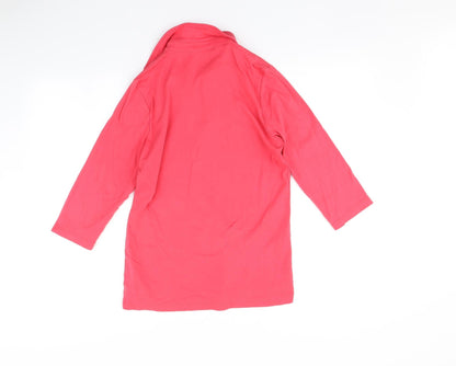 Womens UK Size 12 Via Appia Pink Basic T-Shirt