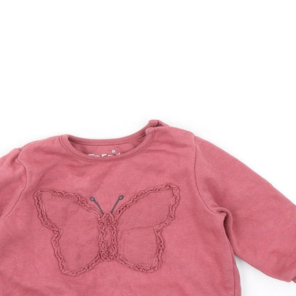 F&F Baby Pink   Pullover Jumper Size 3-6 Months