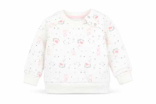 Primark Baby White   Pullover Jumper Size 3-6 Months
