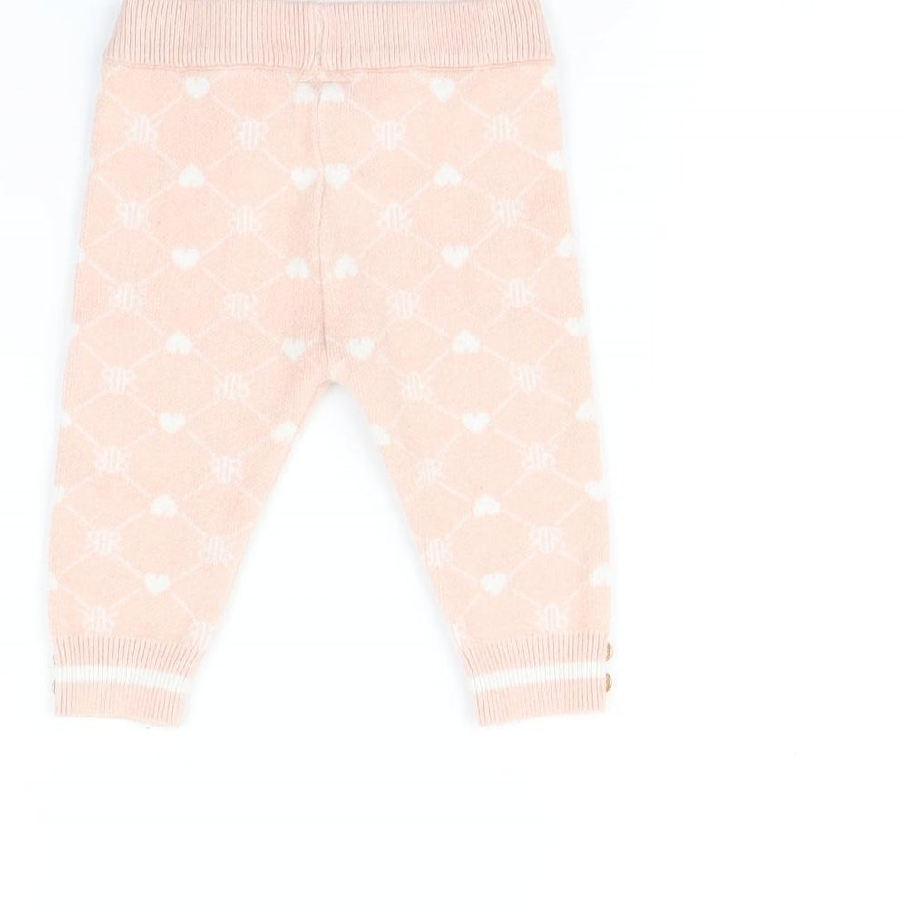 River Island Baby Pink    Trousers Size 3-6 Months