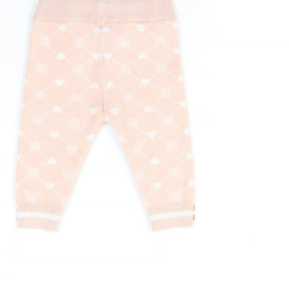 River Island Baby Pink    Trousers Size 3-6 Months