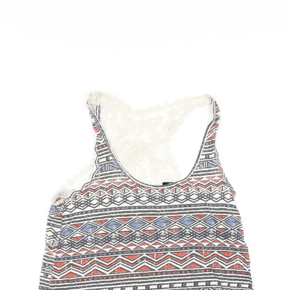 New Look Womens Multicoloured   Camisole T-Shirt Size 6