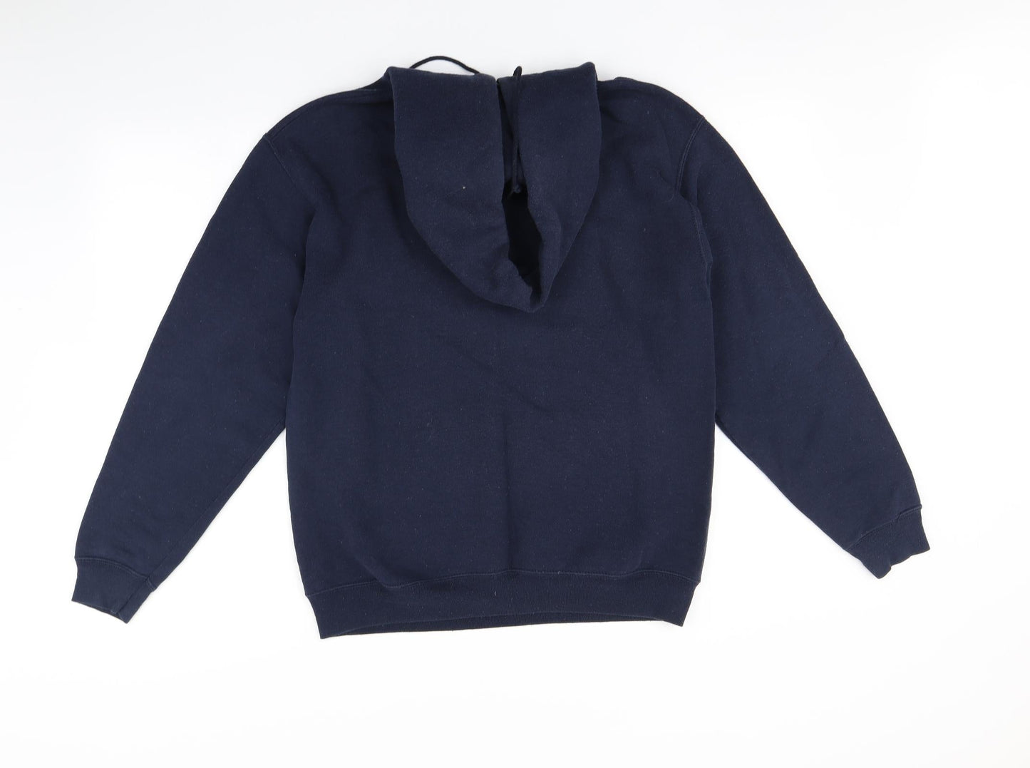 Fruit of the Loom Womens Blue   Pullover Hoodie Size M  - Cymraeg