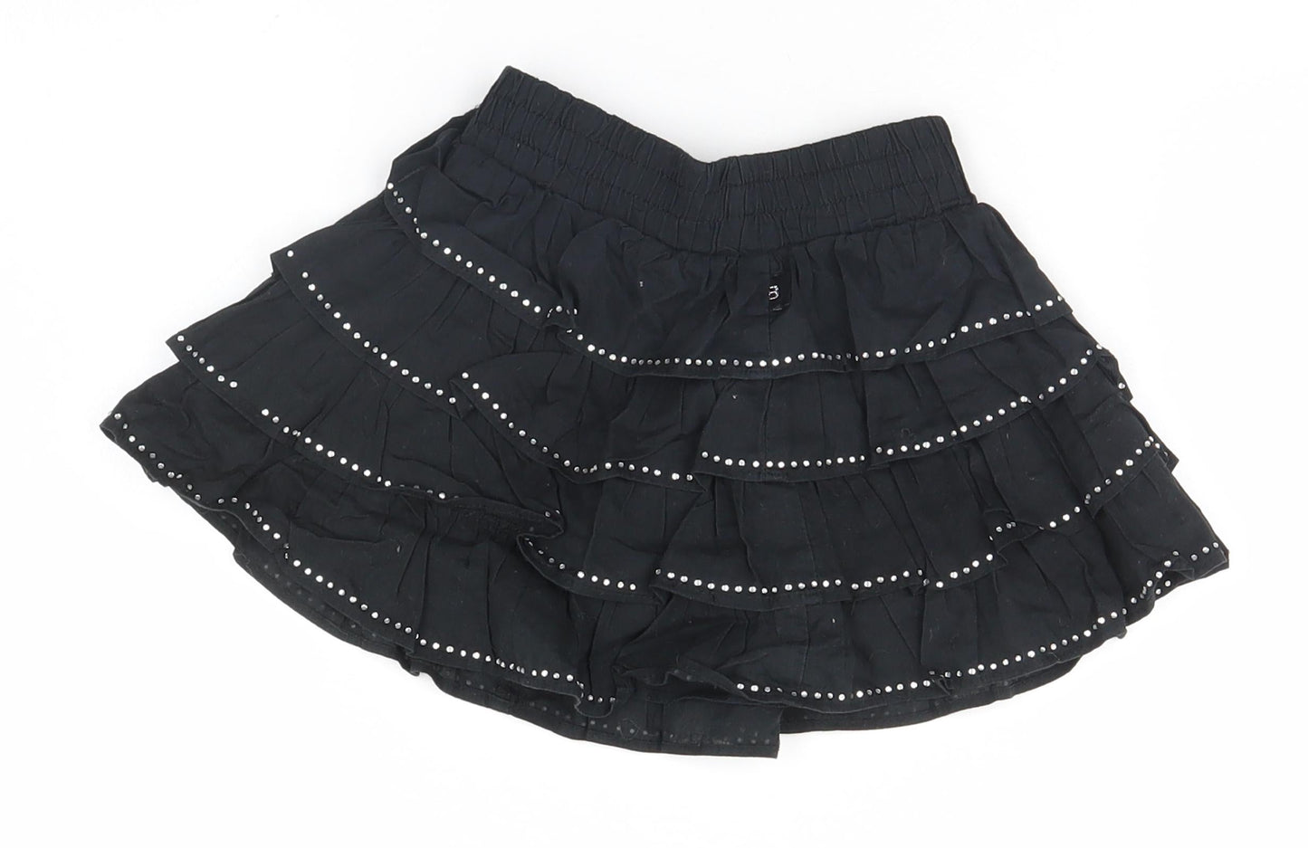 Boboli Girls Black   A-Line Skirt Size 4 Years