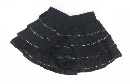 Boboli Girls Black   A-Line Skirt Size 4 Years
