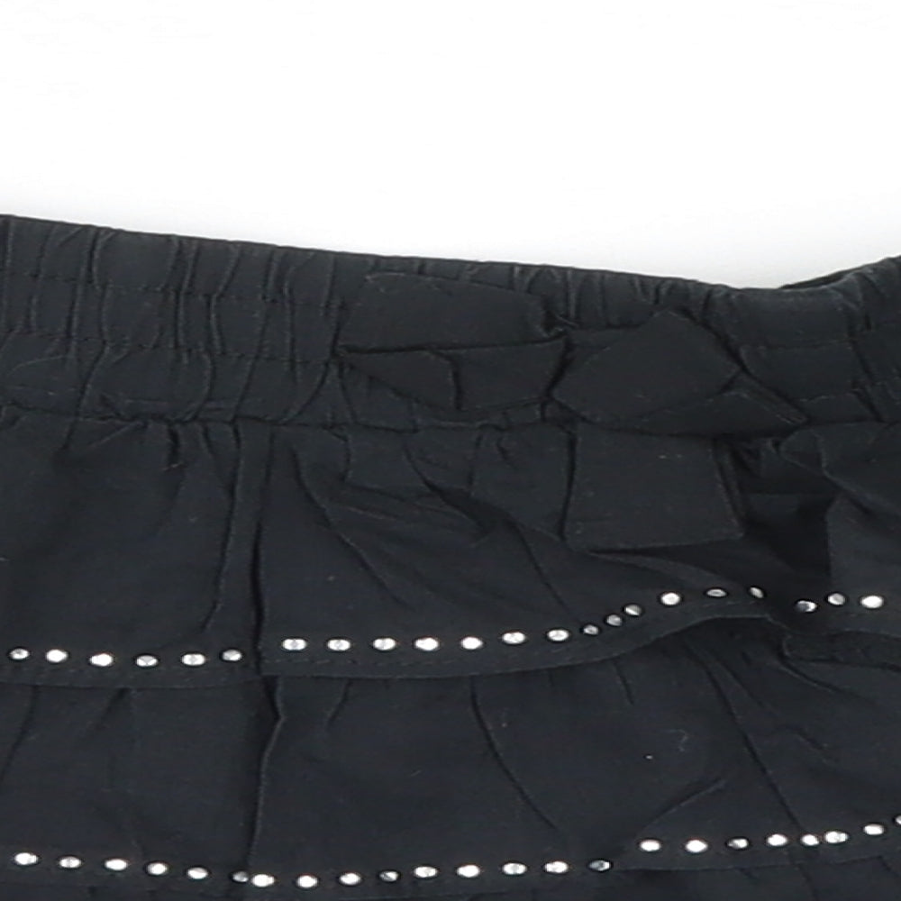 Boboli Girls Black   A-Line Skirt Size 4 Years