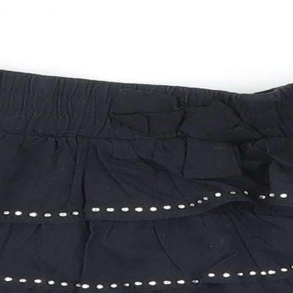 Boboli Girls Black   A-Line Skirt Size 4 Years