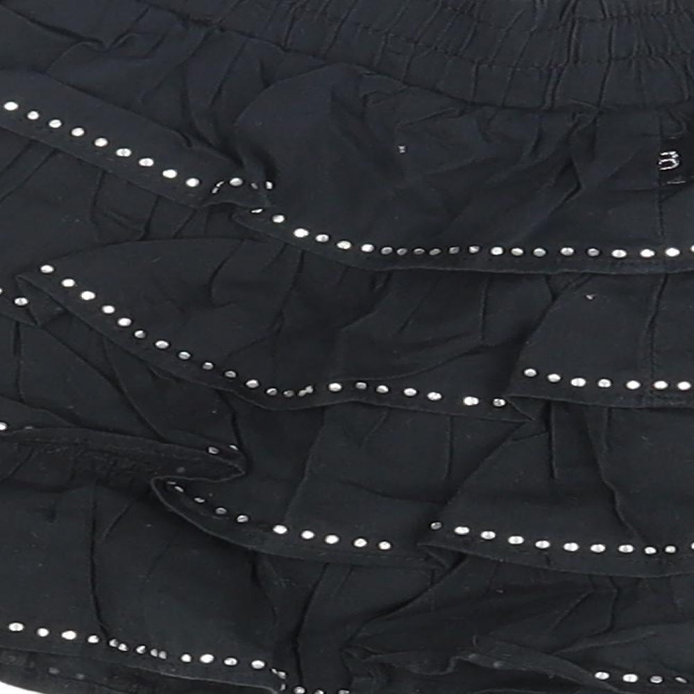 Boboli Girls Black   A-Line Skirt Size 4 Years