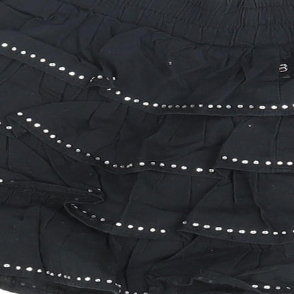 Boboli Girls Black   A-Line Skirt Size 4 Years