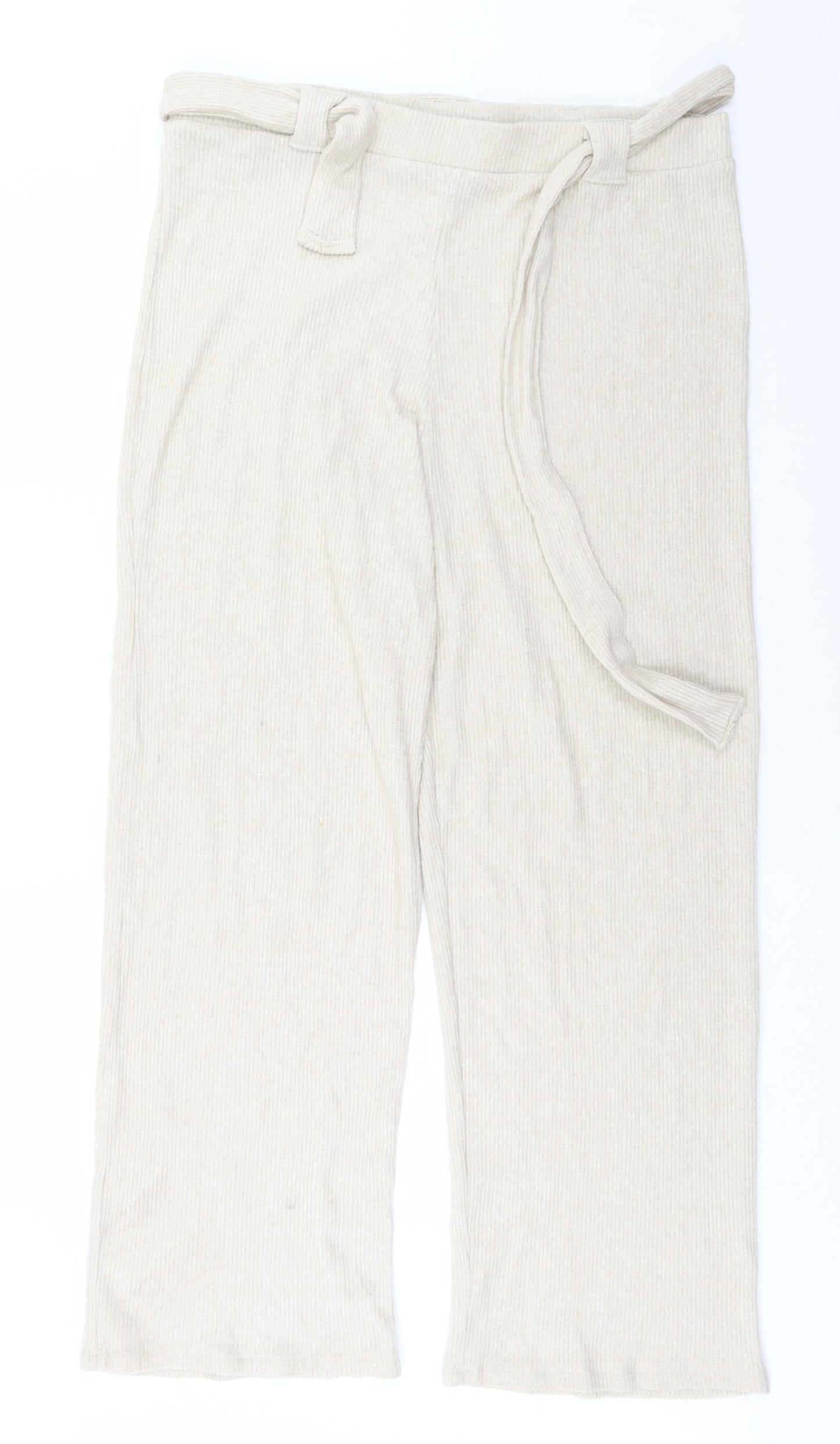 Womens UK Size 18 Papaya Regular Fit  Beige Trousers