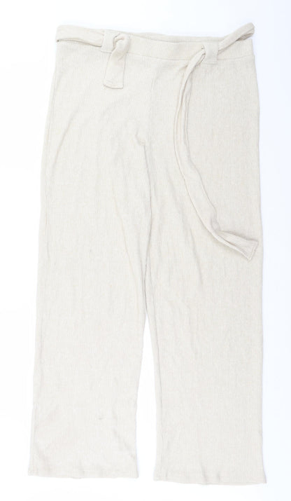 Womens UK Size 18 Papaya Regular Fit  Beige Trousers